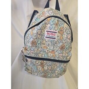 Skechers BOBS All Over Print Puppy Dog Small Adjustable Strap Pop Art Backpack